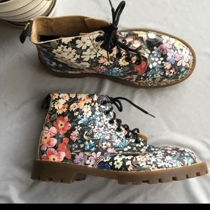 Circa 90's Dr. Martens Floral Boots